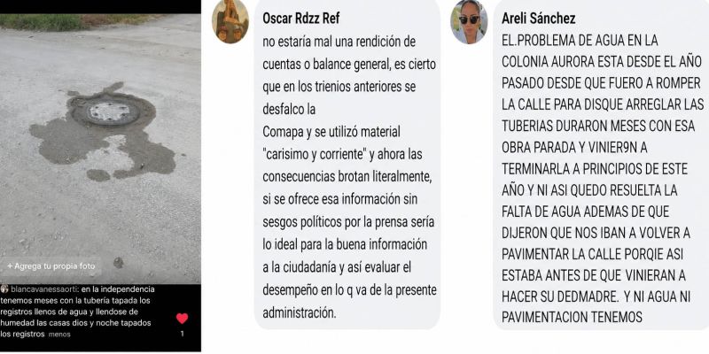 Señalan a Paty Chío por presunta contaminación con aguas negras