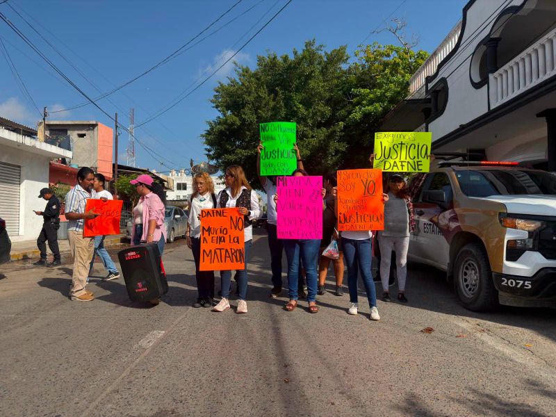 Protesta por muerte de Dafne