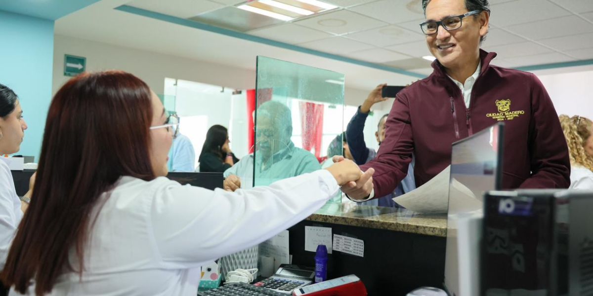 Más de 14 mil pagan predial en Madero, confianza en el Gobierno: Erasmo González