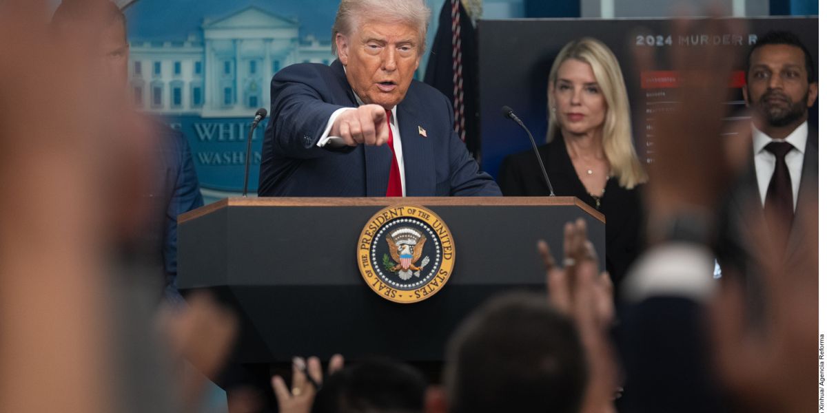 Afirma Trump: ‘México y Canadá hacen lo que decimos que hagan’