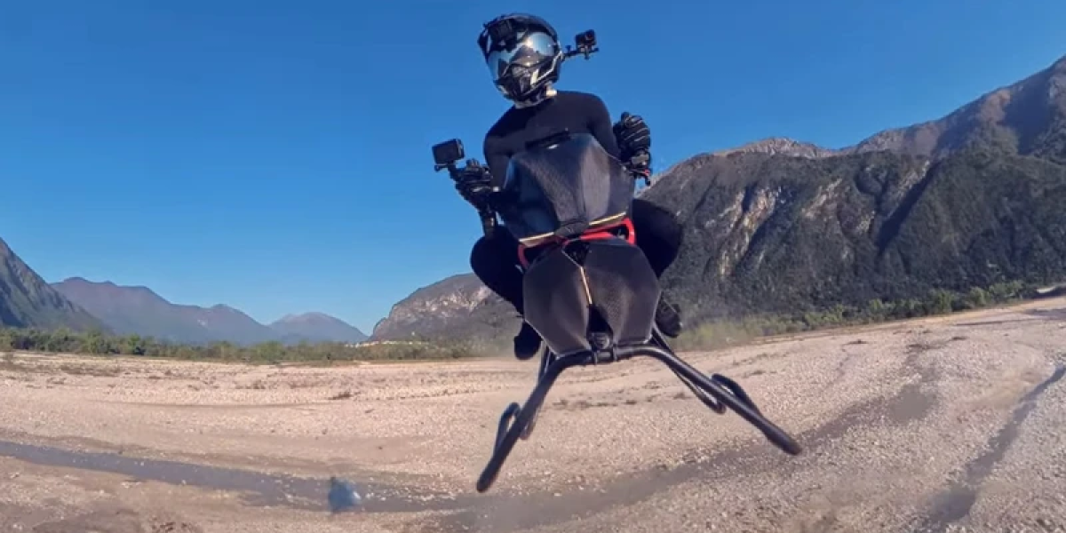 Nace Airbike, la moto voladora