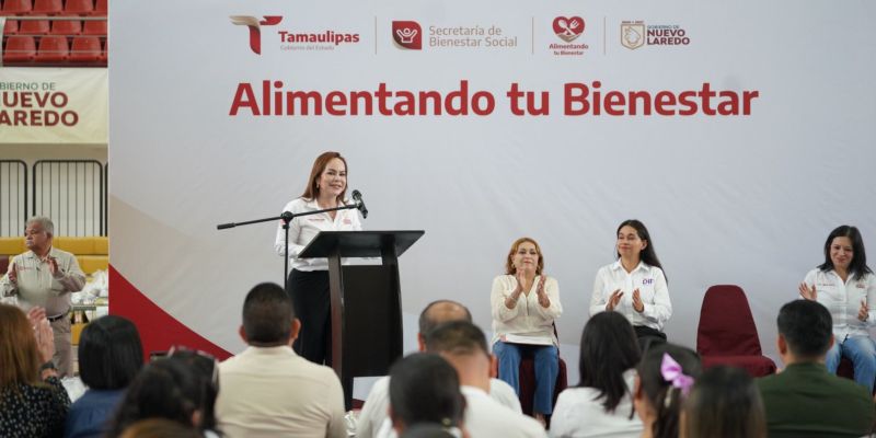 Entrega gobierno del estado apoyo alimentario a más de 500 familias de Nuevo Laredo