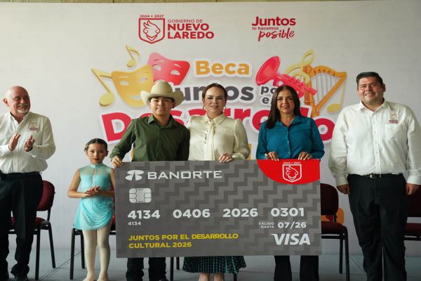 Carmen Lilia Canturosas posiciona a Nuevo Laredo como referente cultural de Tamaulipas con becas a 500 artistas