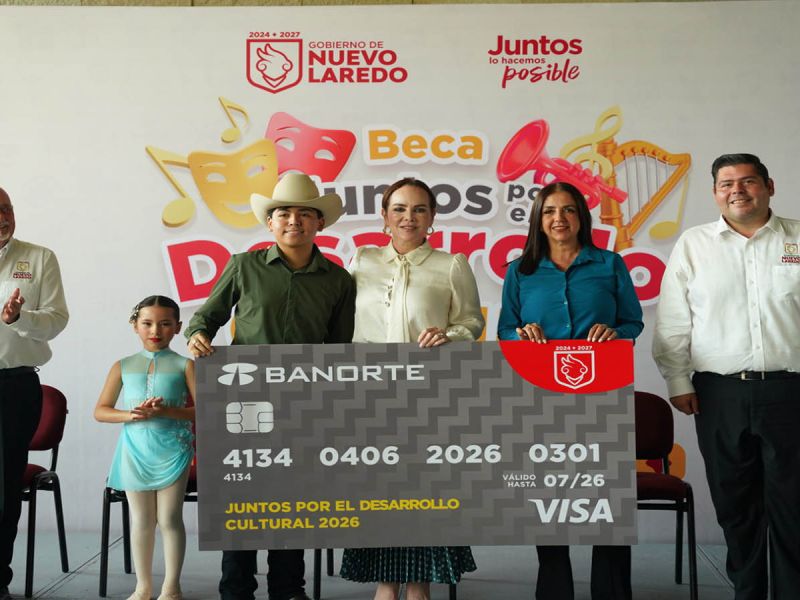Carmen Lilia Canturosas posiciona a Nuevo Laredo como referente cultural de Tamaulipas con becas a 500 artistas