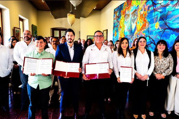 Firman SIPINNA Tamaulipas e INJUVE convenio para fortalecer derechos y participación adolescente