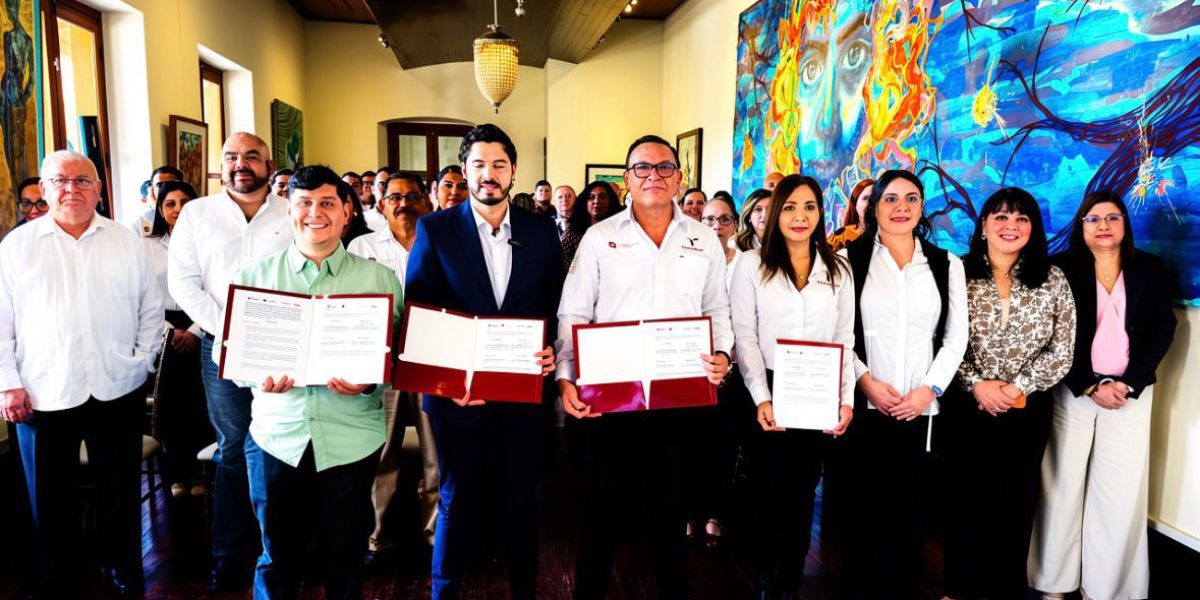 Firman SIPINNA Tamaulipas e INJUVE convenio para fortalecer derechos y participación adolescente