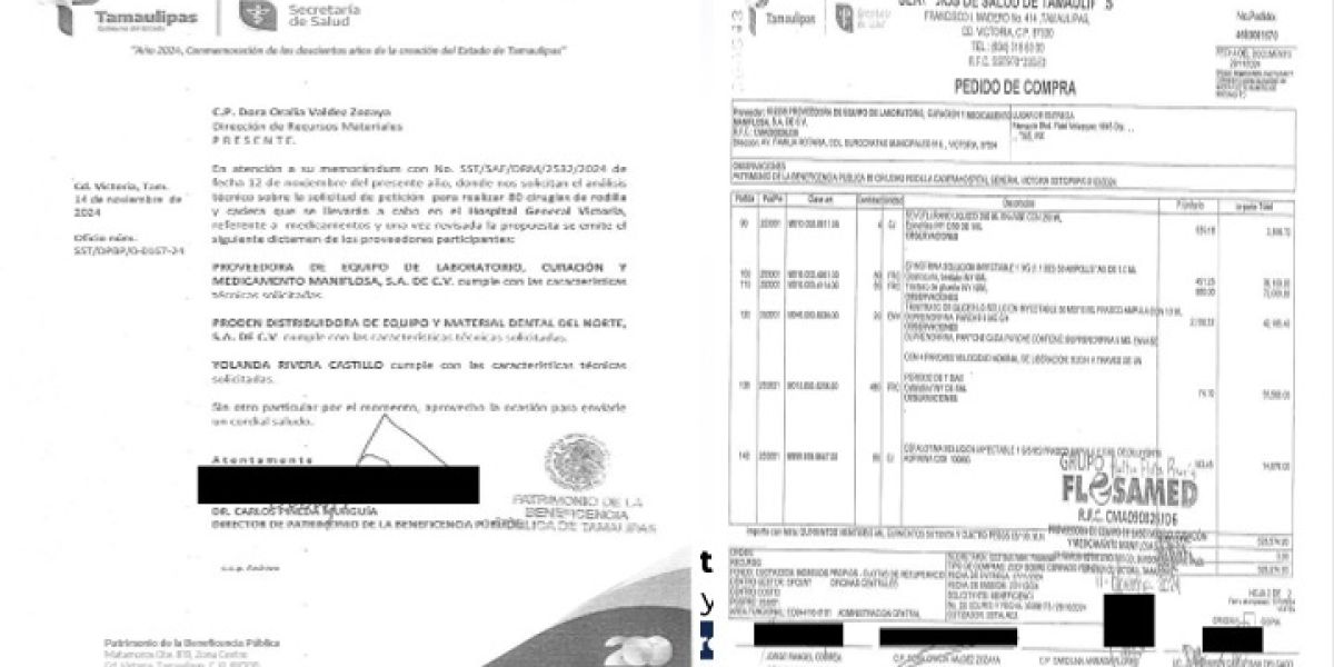 Una familia, beneficiaria de los contratos de Secretaria de Salud