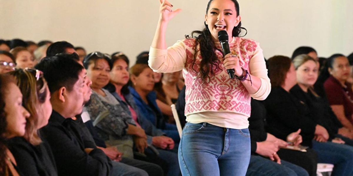 Olga Sosa: seguimos el ejemplo de la presidenta Claudia Sheinbaum, informar y estar con la gente