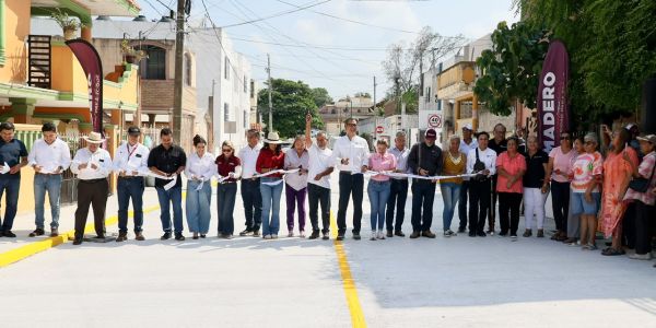 Erasmo González Robledo entrega obras por más de 6 millones de pesos para transformar la movilidad
