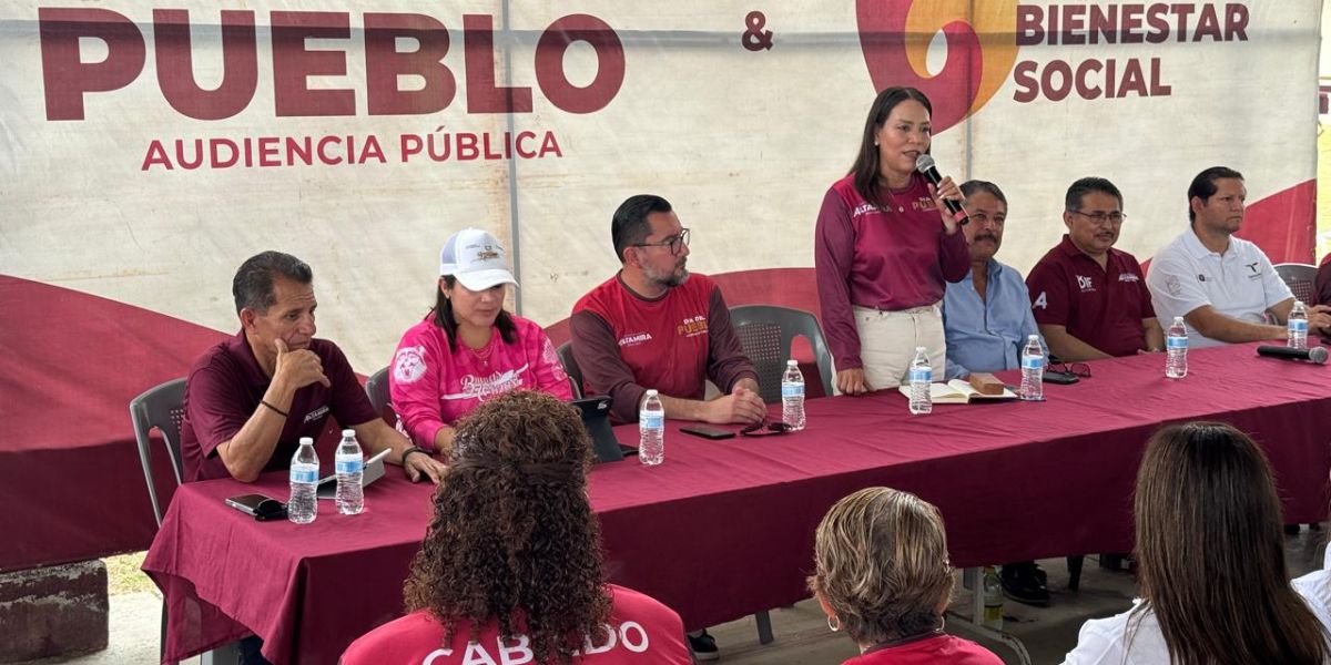Presente COMAPA Altamira en el día del pueblo y en las mesas de atención de programas sociales