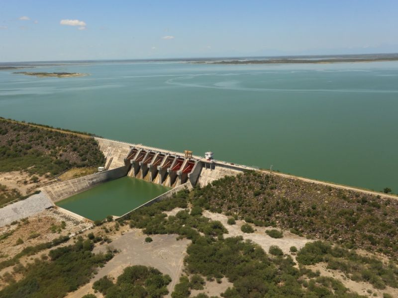 En manos de Tamaulipas obras de presa El Cuchillo