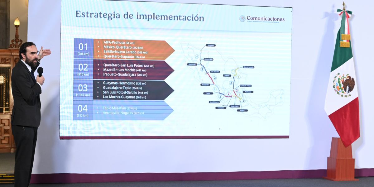 Anuncia Gobierno de México inversión de 157 mil mdp para la construcción de trenes de pasajeros