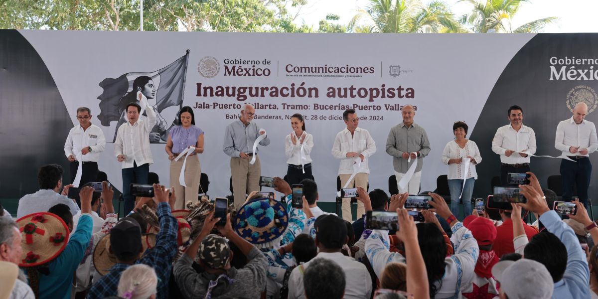 Presidenta Claudia Sheinbaum inaugura autopista Jala-Puerto Vallarta