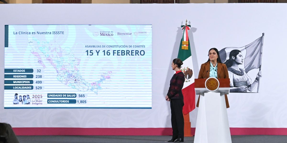 Presidenta Claudia Sheinbaum anuncia mejoramiento de 565 centros de salud del ISSSTE con La Clínica es Nuestra