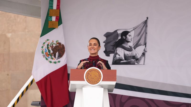 El mundo entero ve a México con admiración; las y los mexicanos en EUA son héroes de la patria: presidenta Claudia Sheinbaum