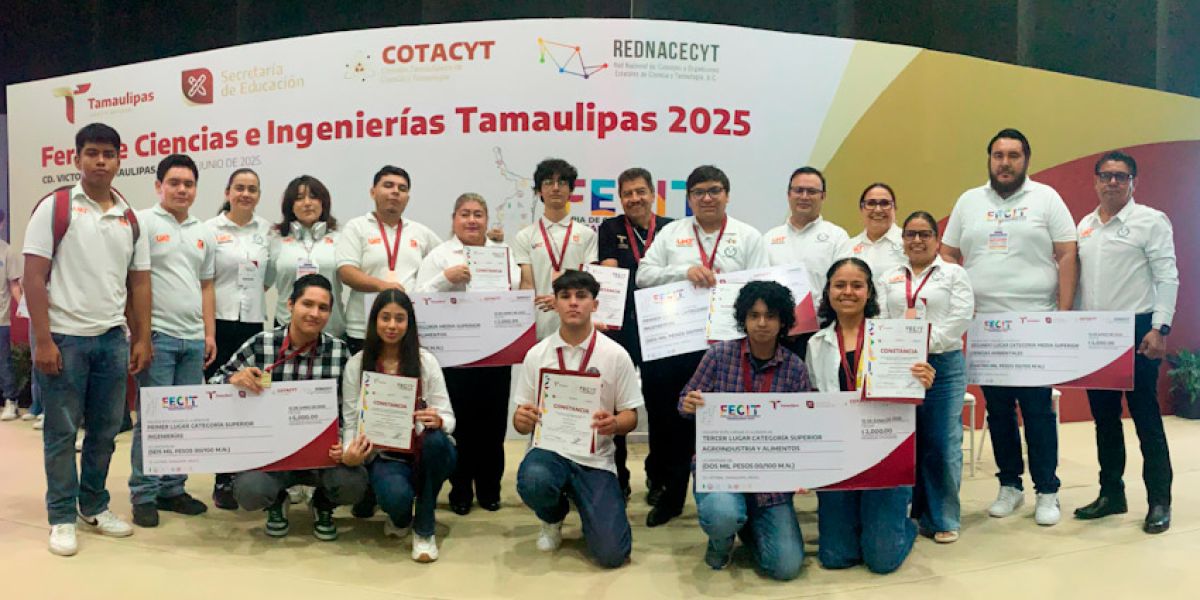 Premian proyectos de la UAT en la Feria de Ciencias e Ingenierías Tamaulipas 2025