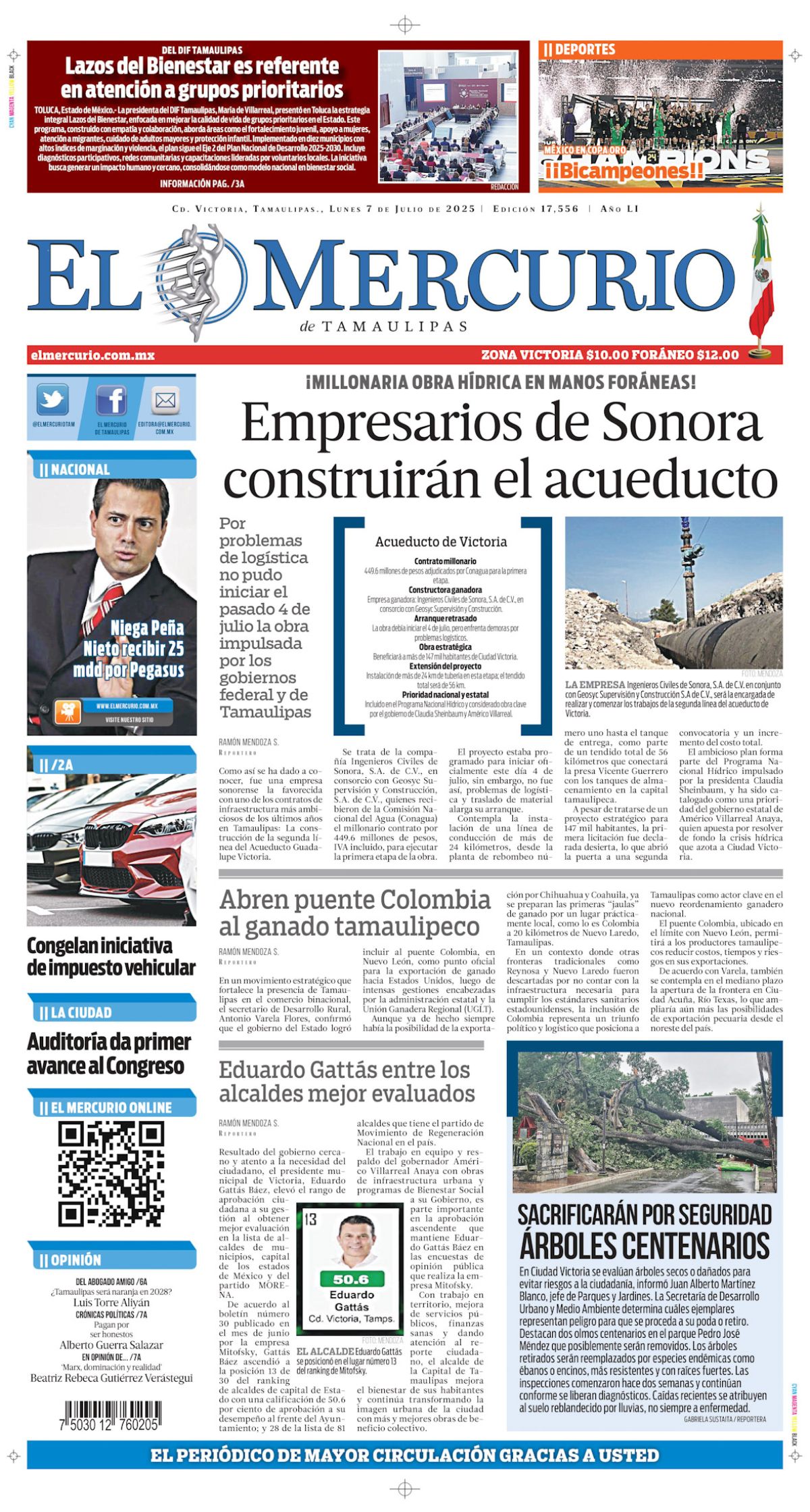 Empresarios de Sonora construirán el acueducto