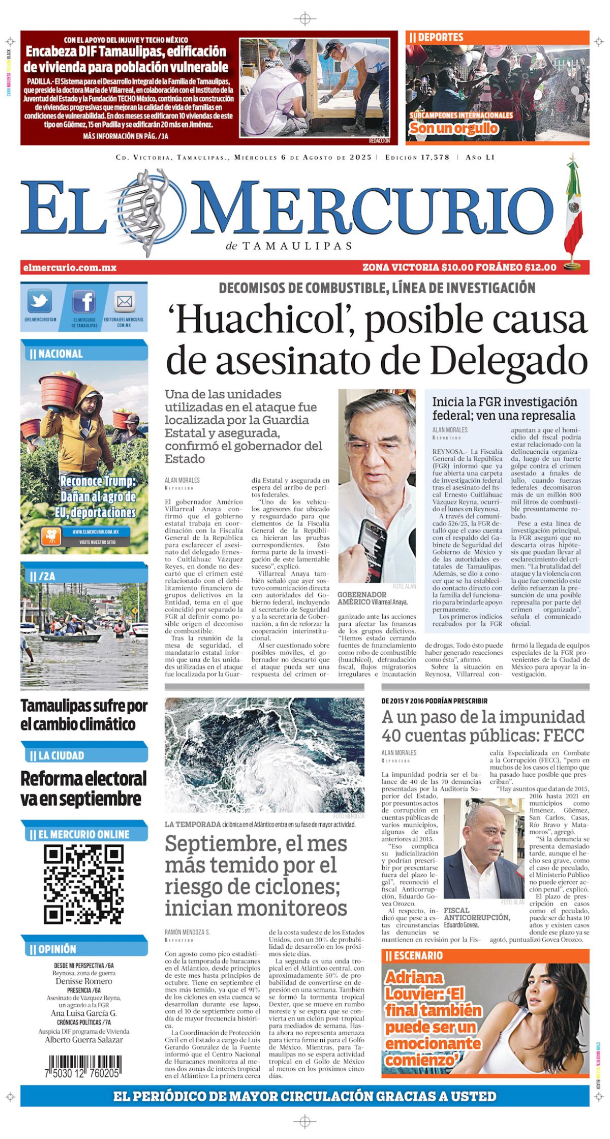 ‘Huachicol’, posible causa de asesinato de Delegado