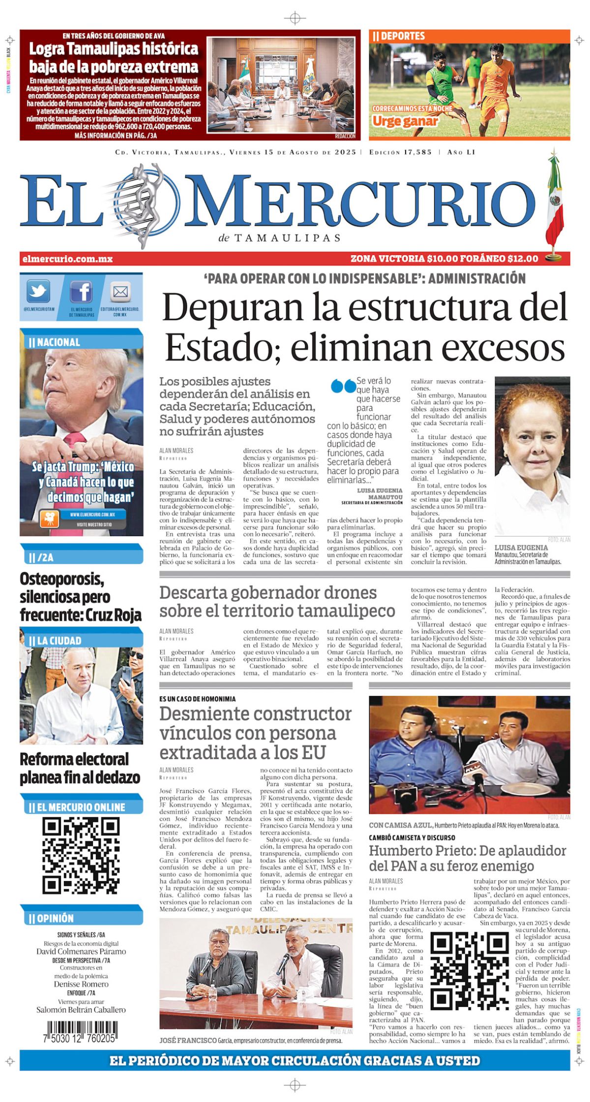 Depuran la estructura del Estado; eliminan excesos