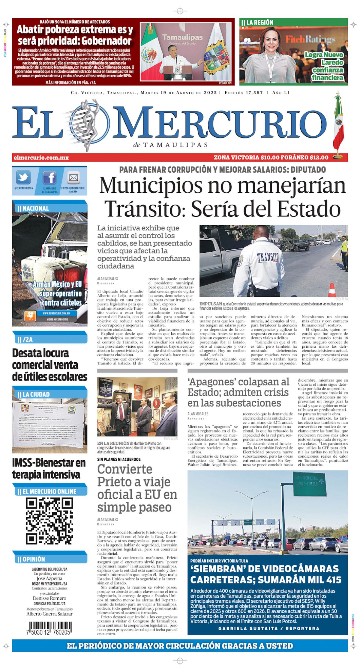 Municipios no manejarían Tránsito:Sería del Estado