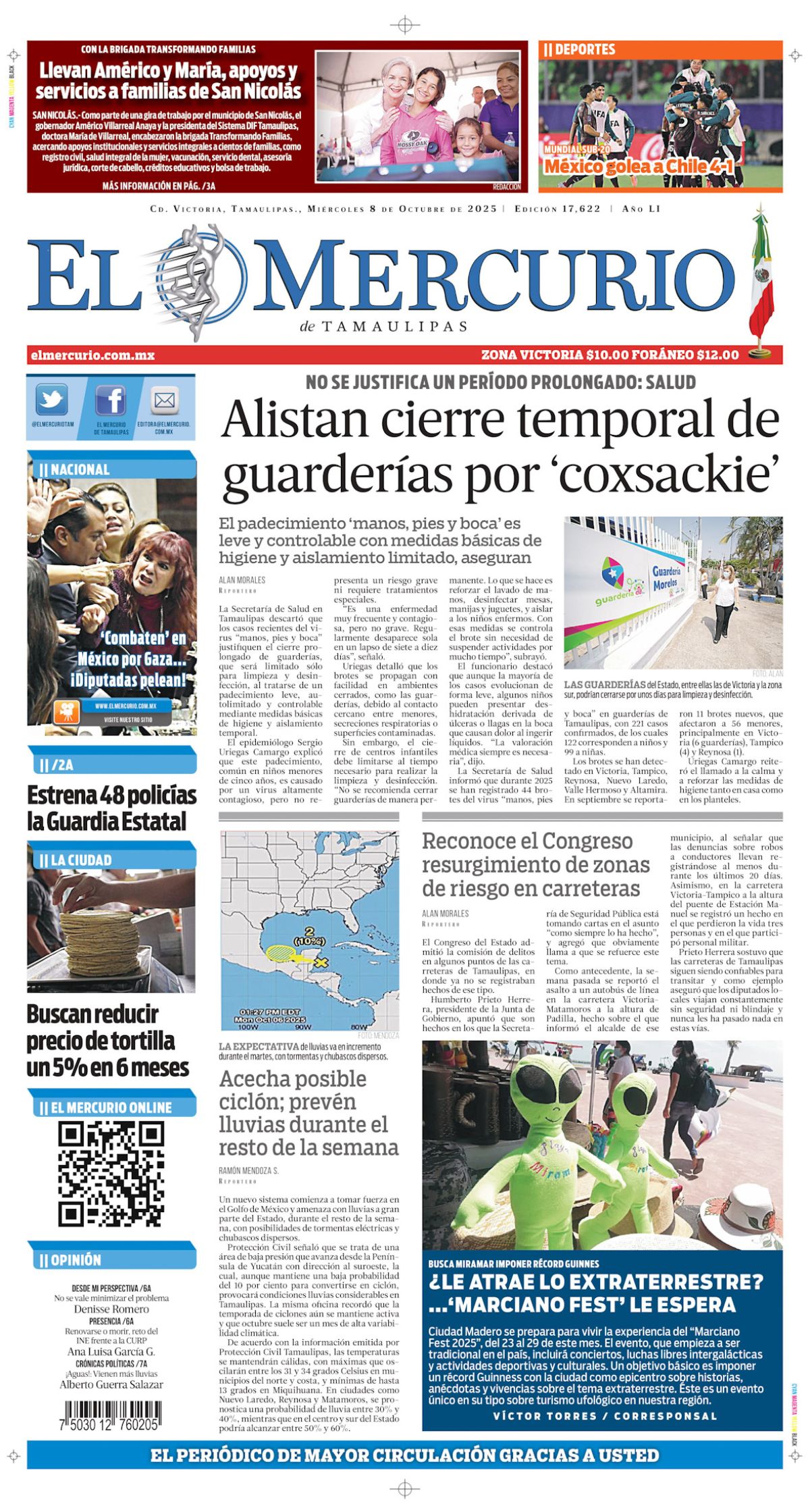 Alistan cierre temporal de guarderías por ‘coxsackie’