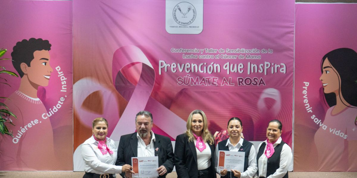 Promueve la UAT prevención y sensibilización sobre el cáncer de mama