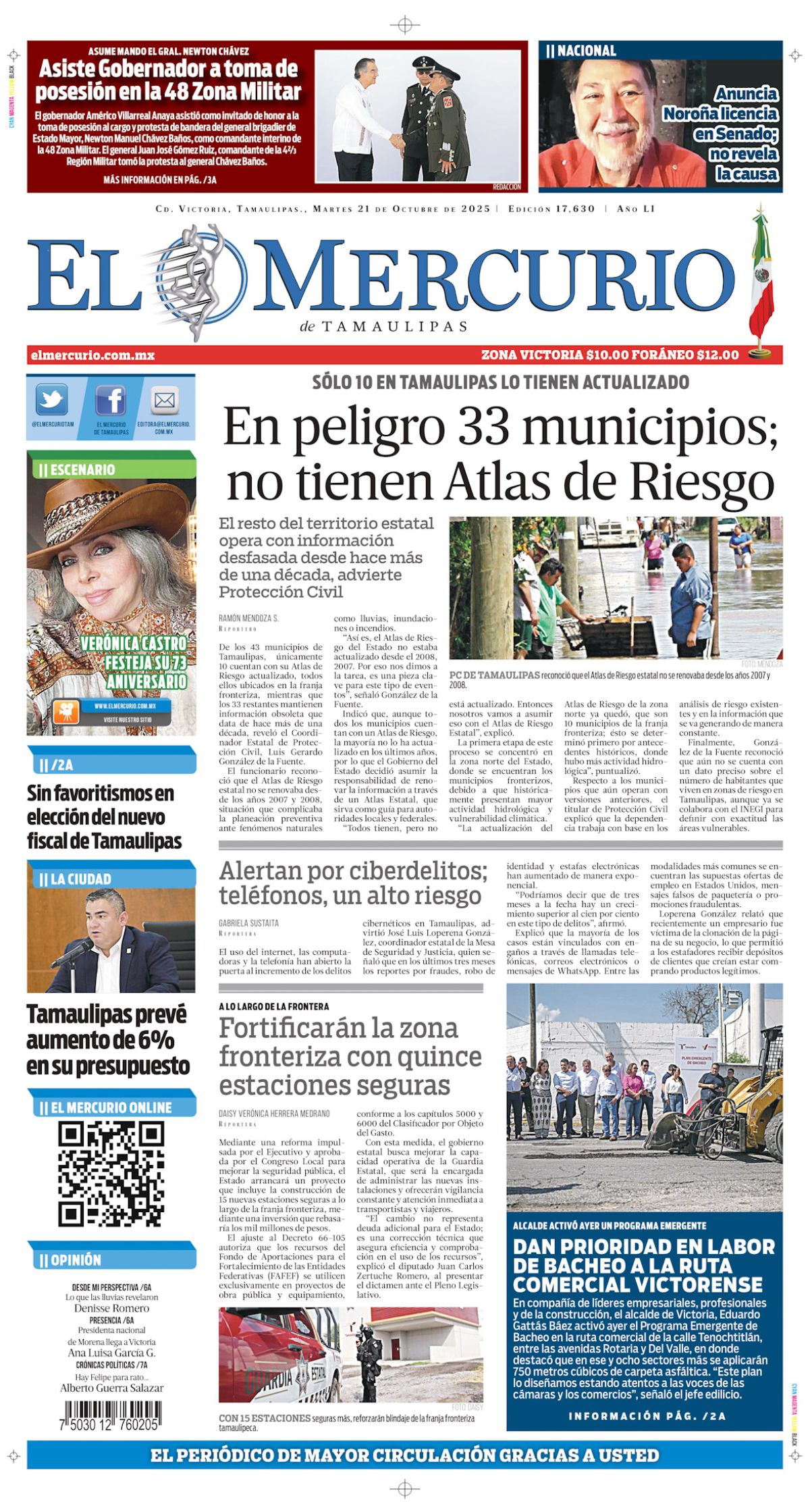 En peligro 33 municipios; no tienen Atlas de Riesgo