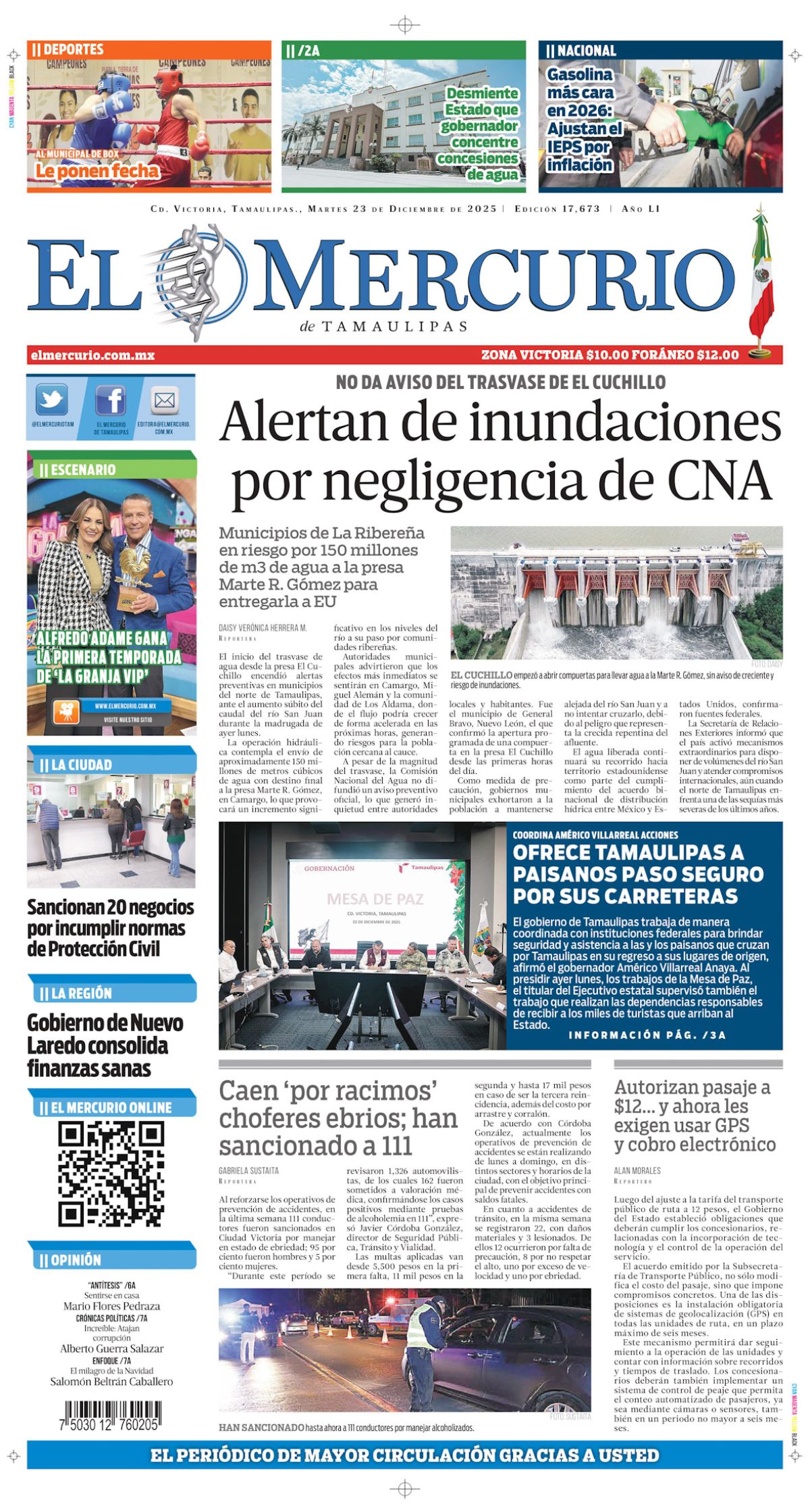 Alertan de inundaciones por negligencia de CNA
