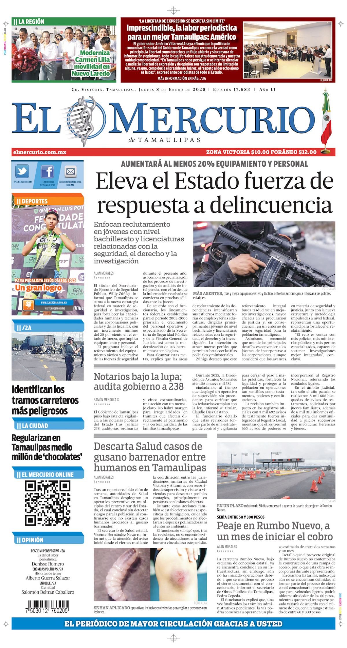 Eleva el Estado fuerza de respuesta a delincuencia