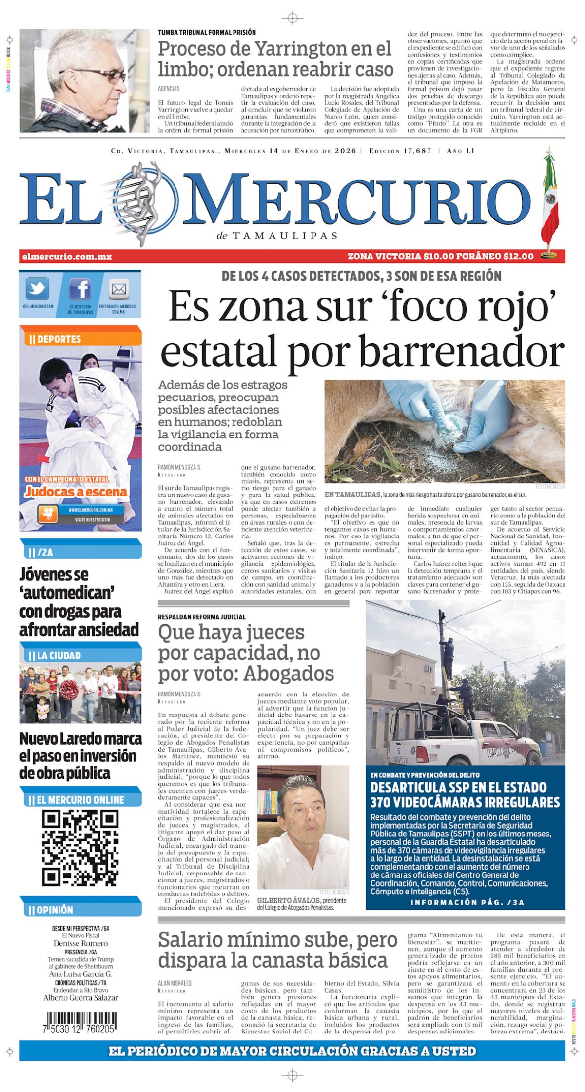 Es zona sur ‘foco rojo’ estatal por barrenador