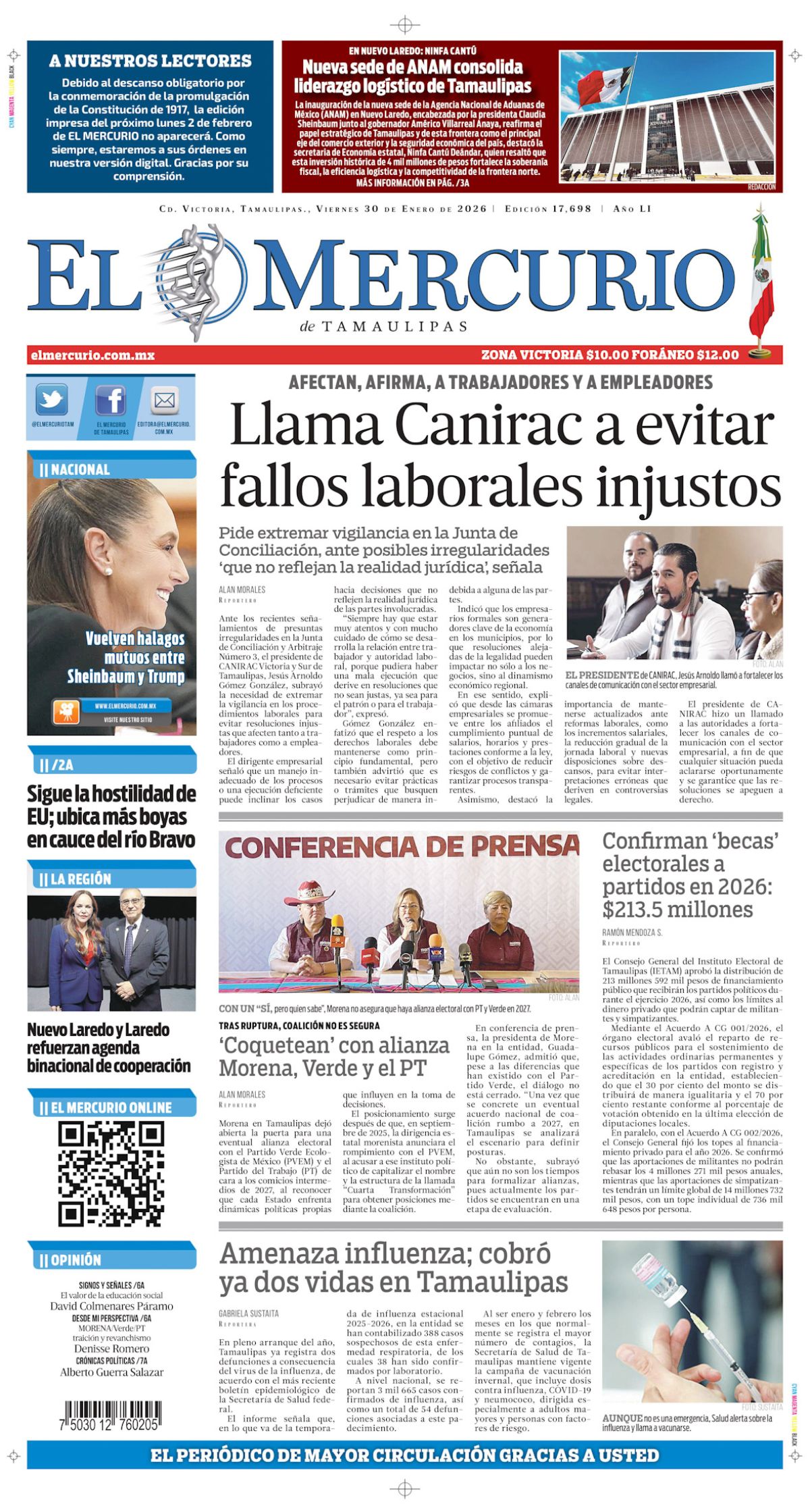 Llama Canirac a evitar fallos laborales injustos