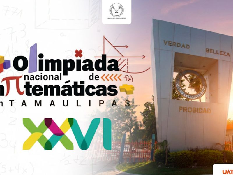 Invita la UAT a concursar en Olimpiada Nacional de Matemáticas