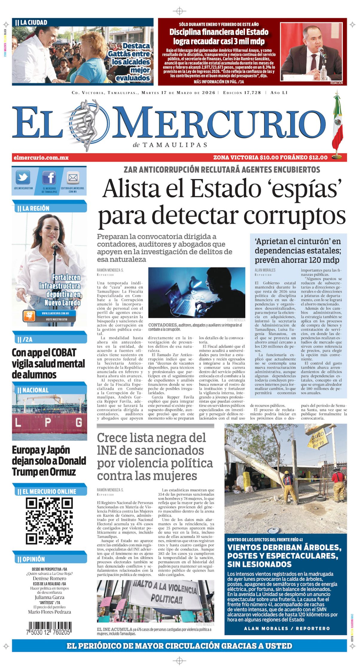 Alista el Estado ‘espías’ para detectar corruptos