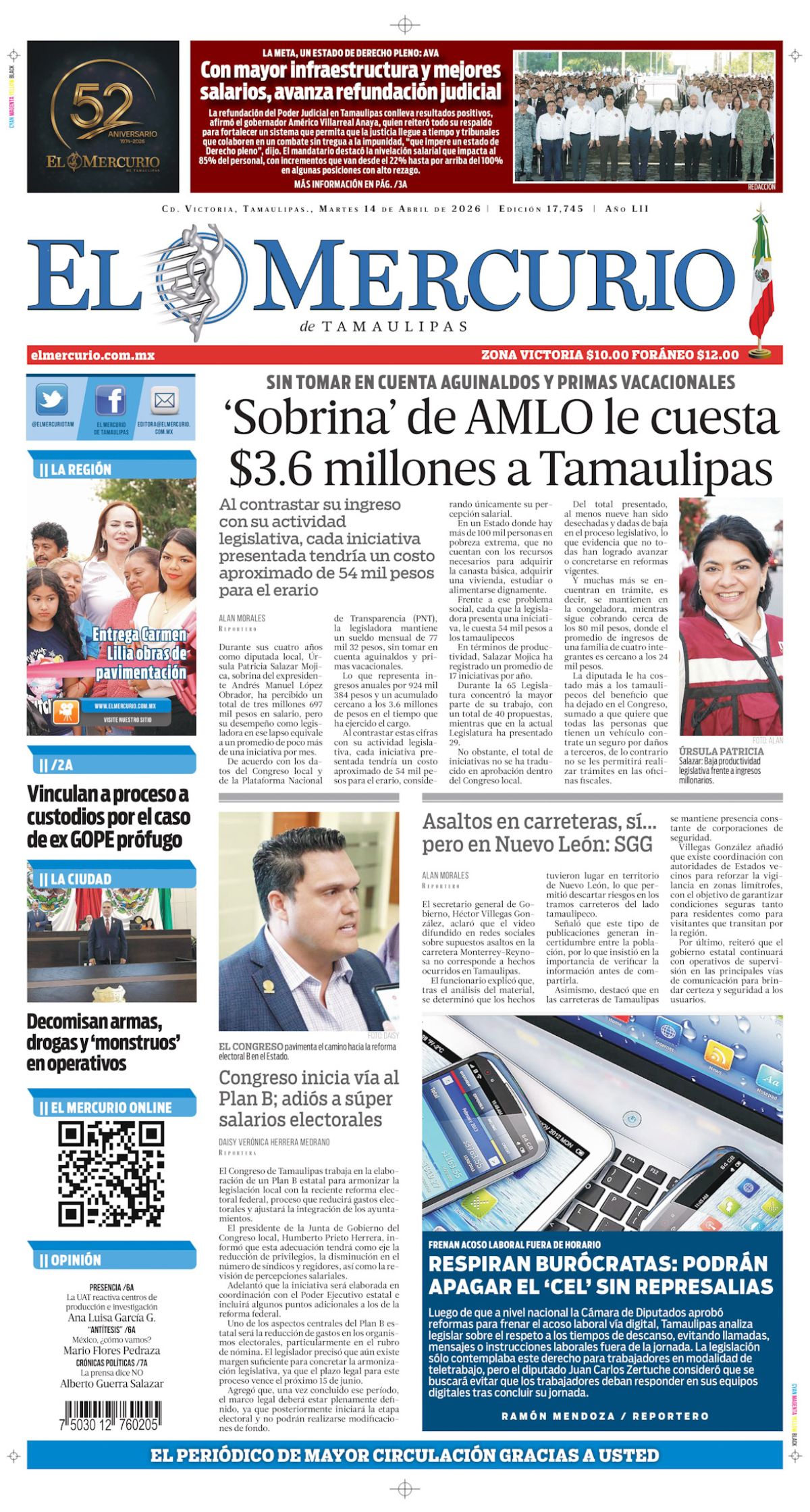 ‘Sobrina’ de AMLO cuesta $3.6 millones a Tamaulipas
