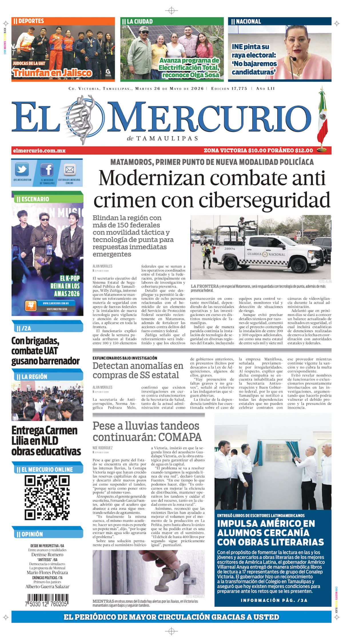 Modernizan combate anti crimen con ciberseguridad