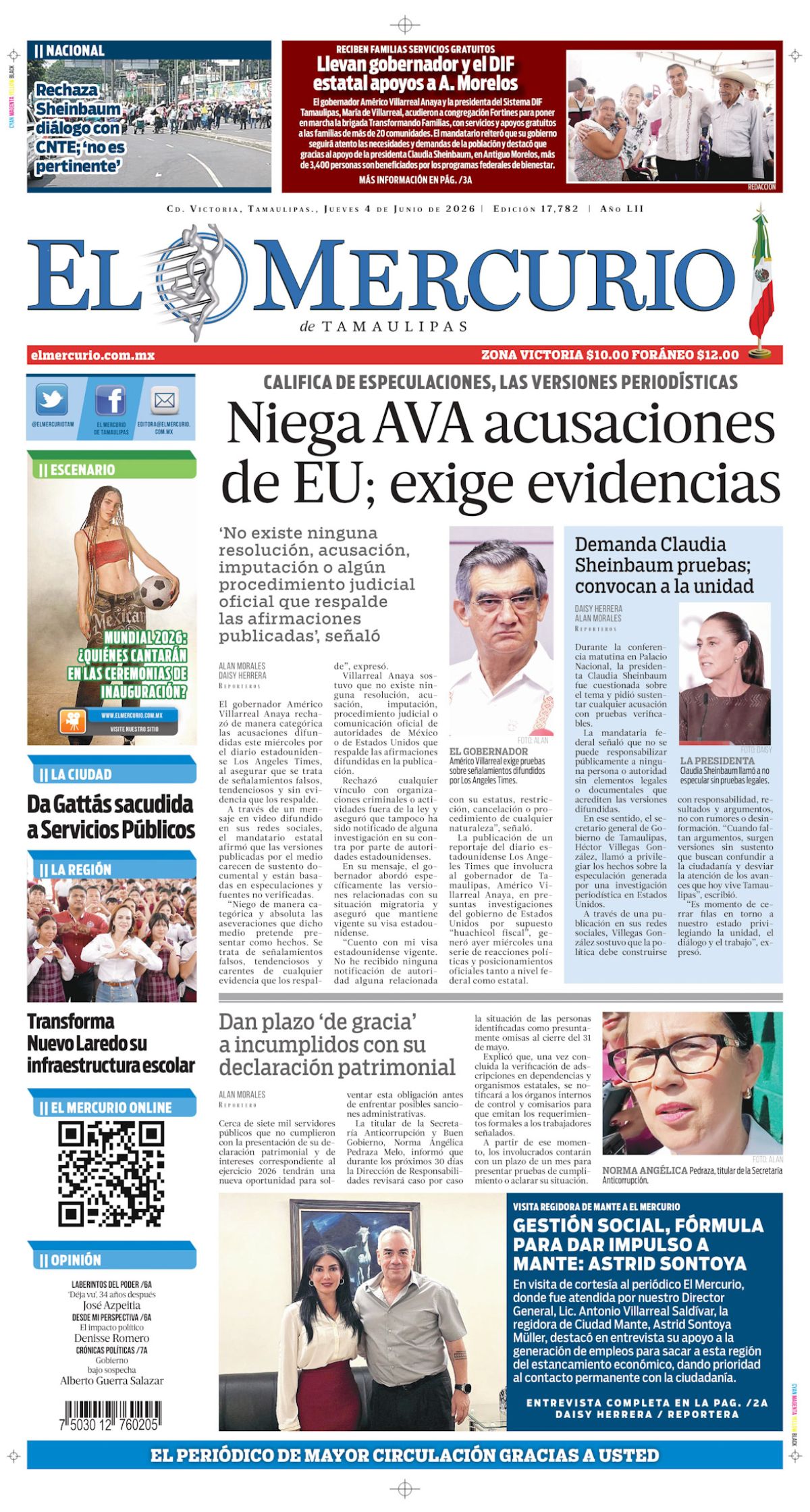 Niega AVA acusaciones de EU; exige evidencias