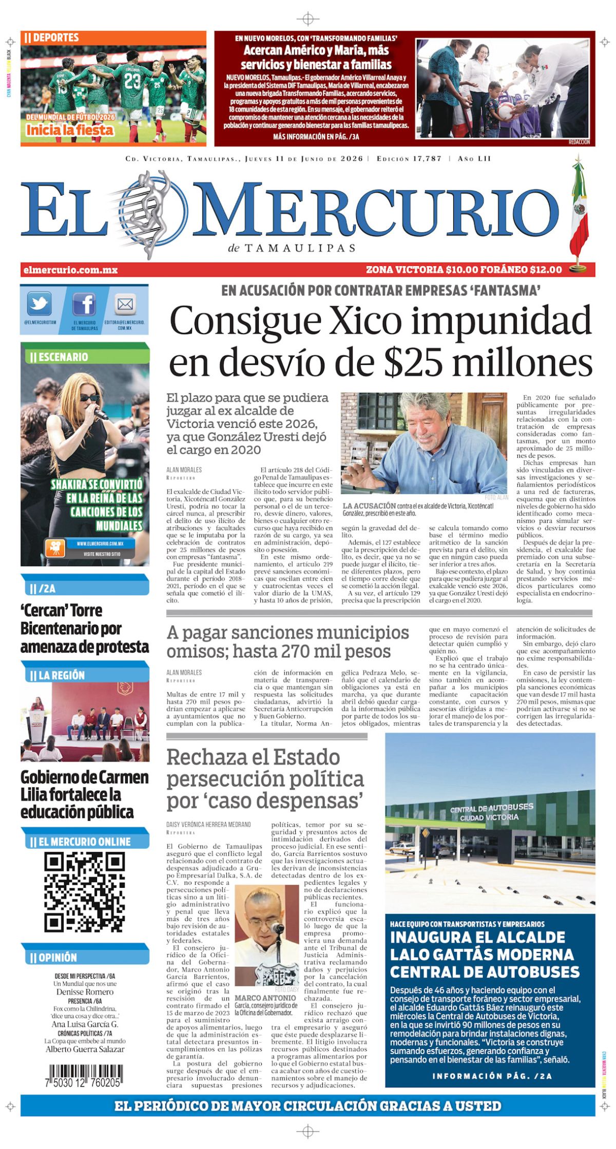 Consigue Xico impunidad en desvío de $25 millones