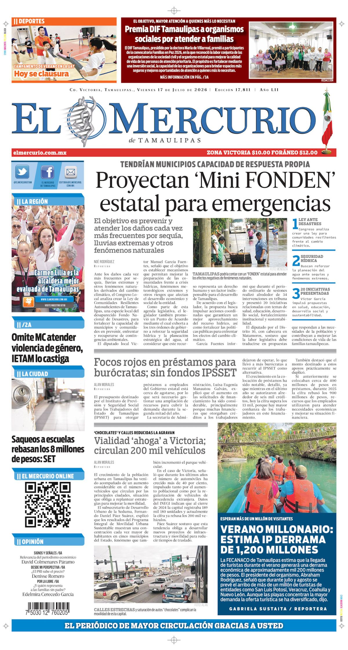 Proyectan ‘Mini FONDEN’ estatal para emergencias