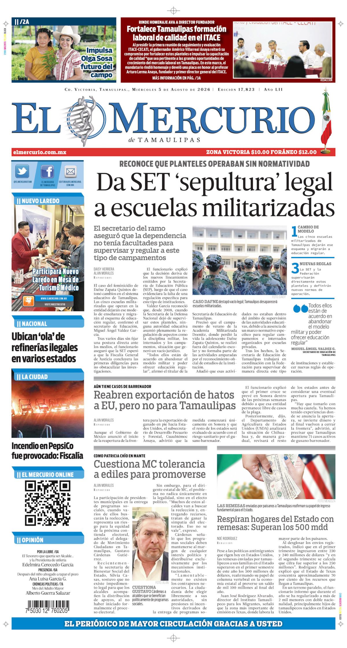 Da SET ‘sepultura’ legal a escuelas militarizadas