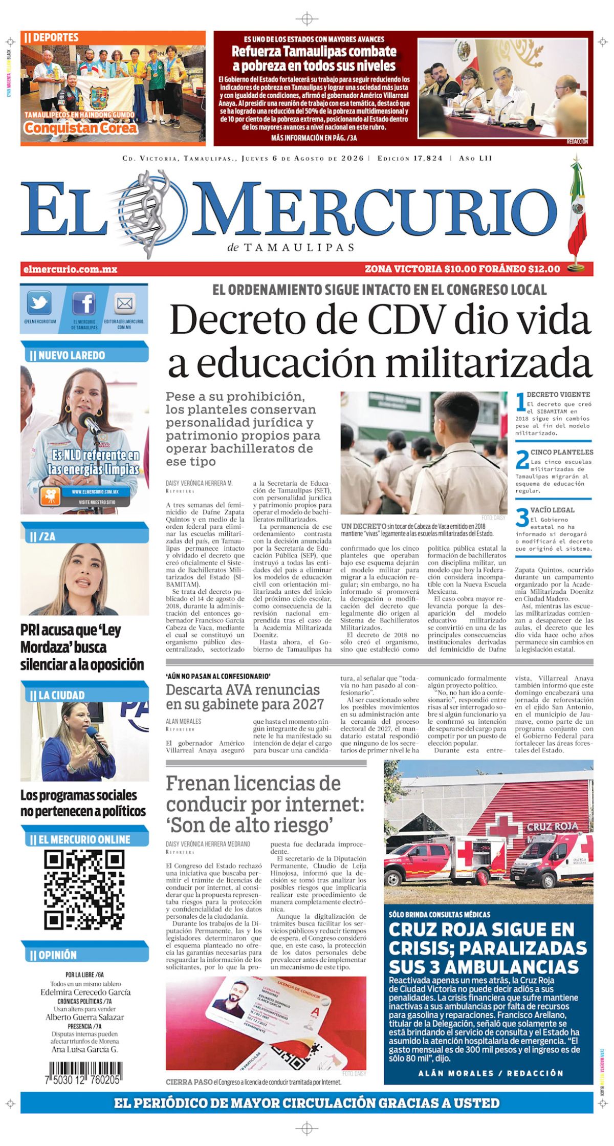 Decreto de CDV dio vida a educación militarizada