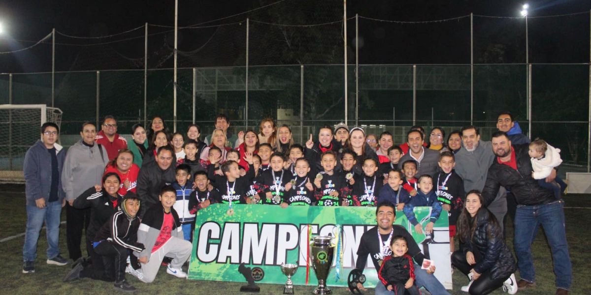 Los Rojinegros Victoria se proclamó campeón de la Champions Kids