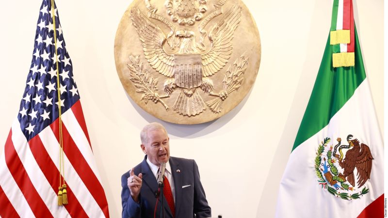 Ve Embajador de Estados Unidos avances contra fentanilo y cárteles 