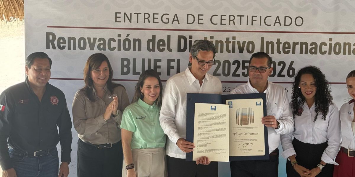 Recibe Erasmo Certificado Blue Flag 2025 – 2026