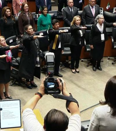 Rinden protesta 9 ministros de la nueva Corte 