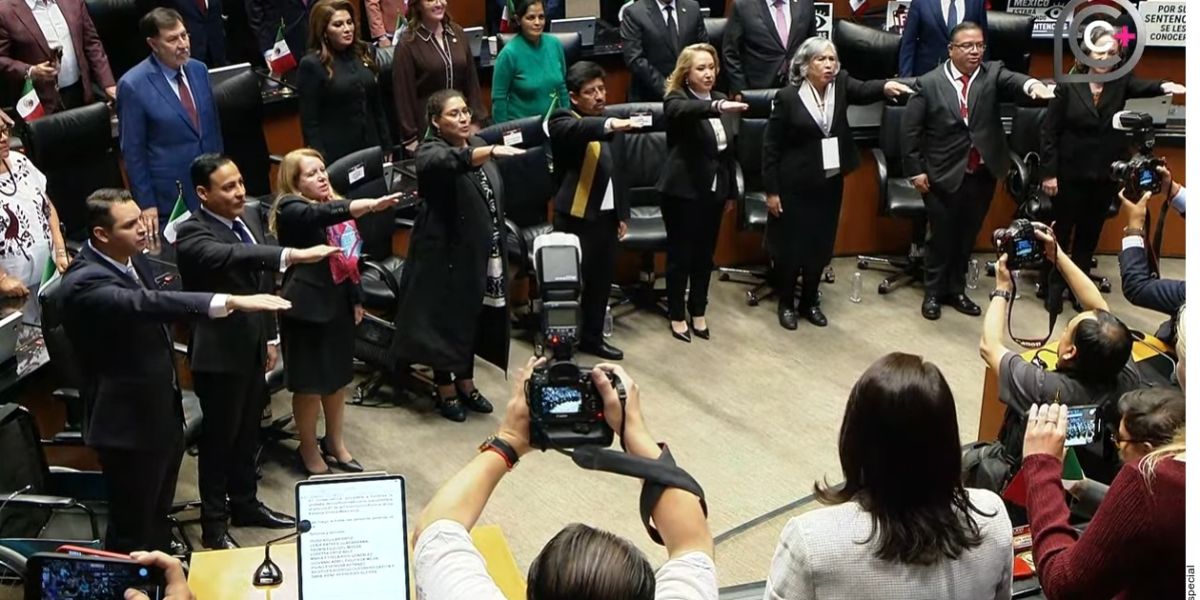 Rinden protesta 9 ministros de la nueva Corte 