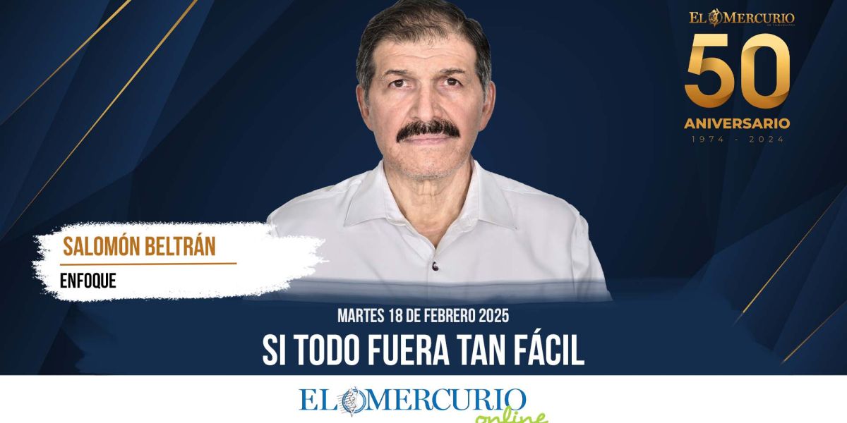 Si todo fuera tan fácil