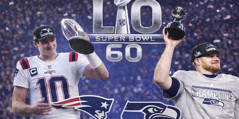 Super Bowl 60: Los patriotas y halcones marinos definirán al campeón de la NFL