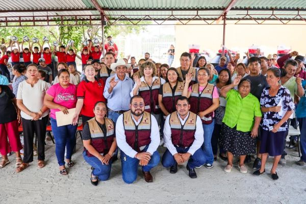 Supervisa SEBIEN comedores y entrega beneficios sociales en Victoria
