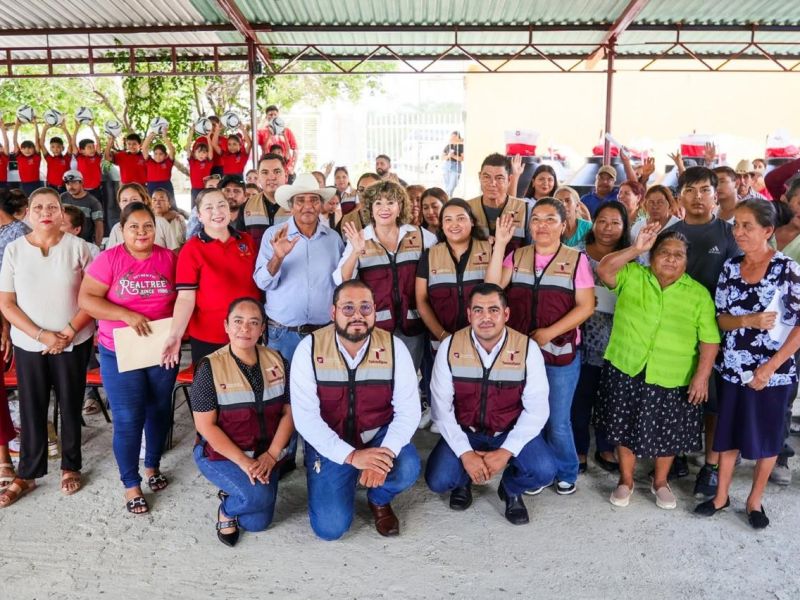 Supervisa SEBIEN comedores y entrega beneficios sociales en Victoria