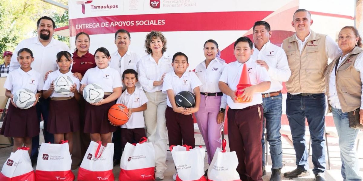 Lleva SEBIEN apoyos sociales a Méndez